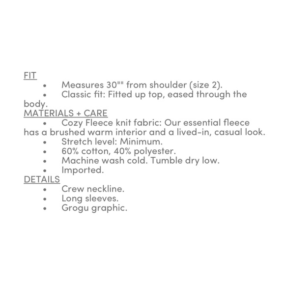 Torrid Grogu Sweatshirt NWT - Picture 3 of 3